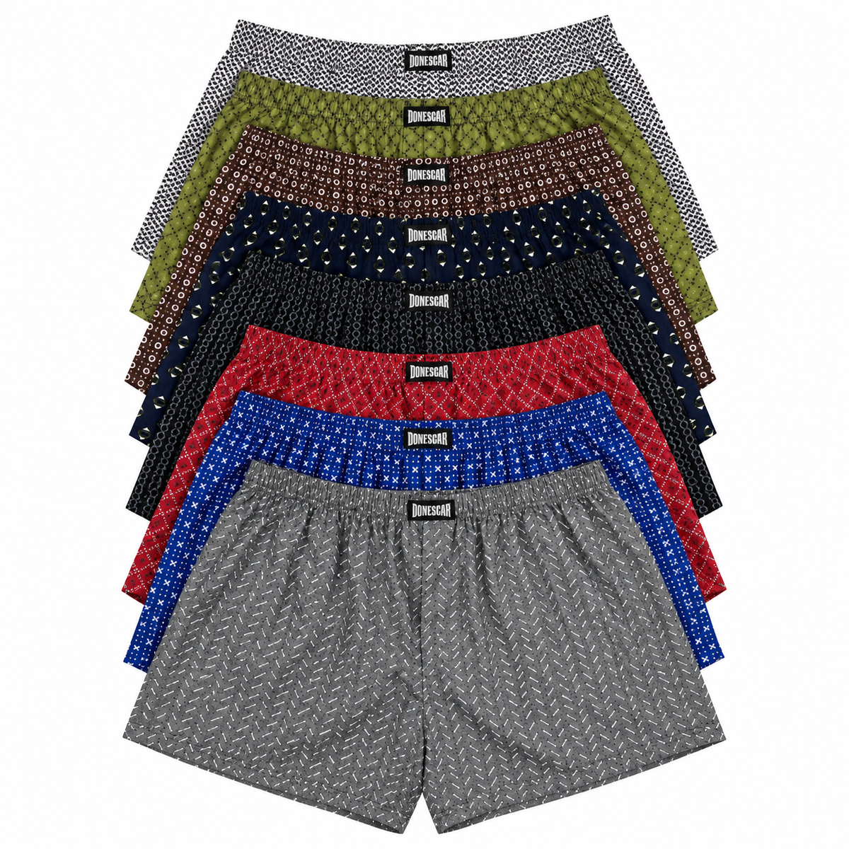 Boxer Disturbio Corbatero Xl Diseño 320D — Paquete de 12 piezas