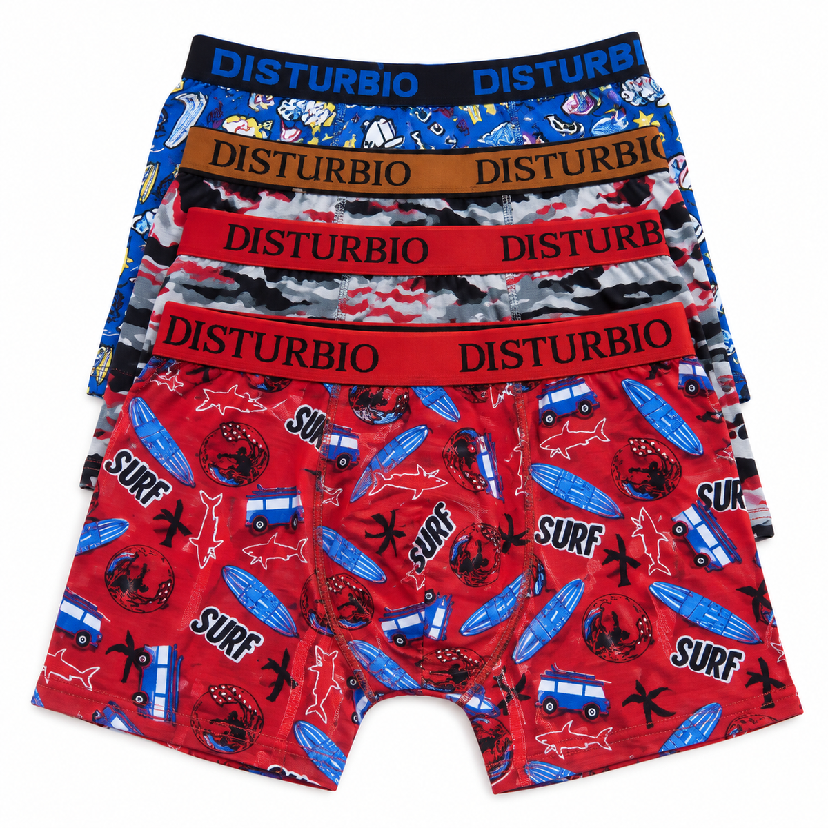 Boxer Talla Xl Diseño Disturbio 320XL — Paquete de 12 piezas