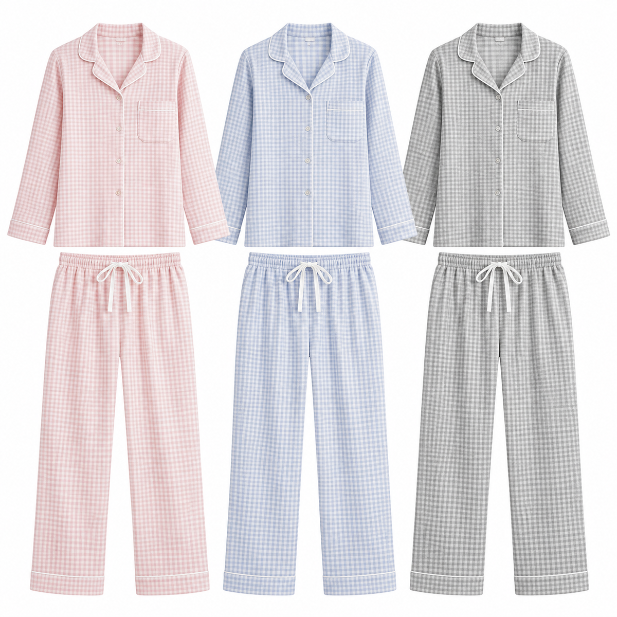Pijama Cuadros 348 Pantalón, surtido mayorista
