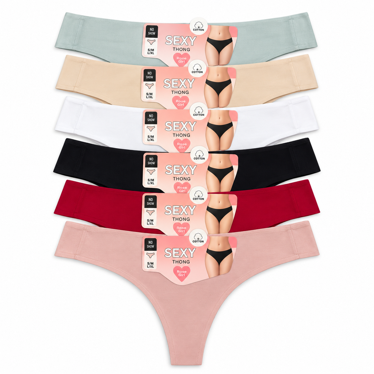 Tanga Corte Laser A1696 — Paquete de 12 piezas
