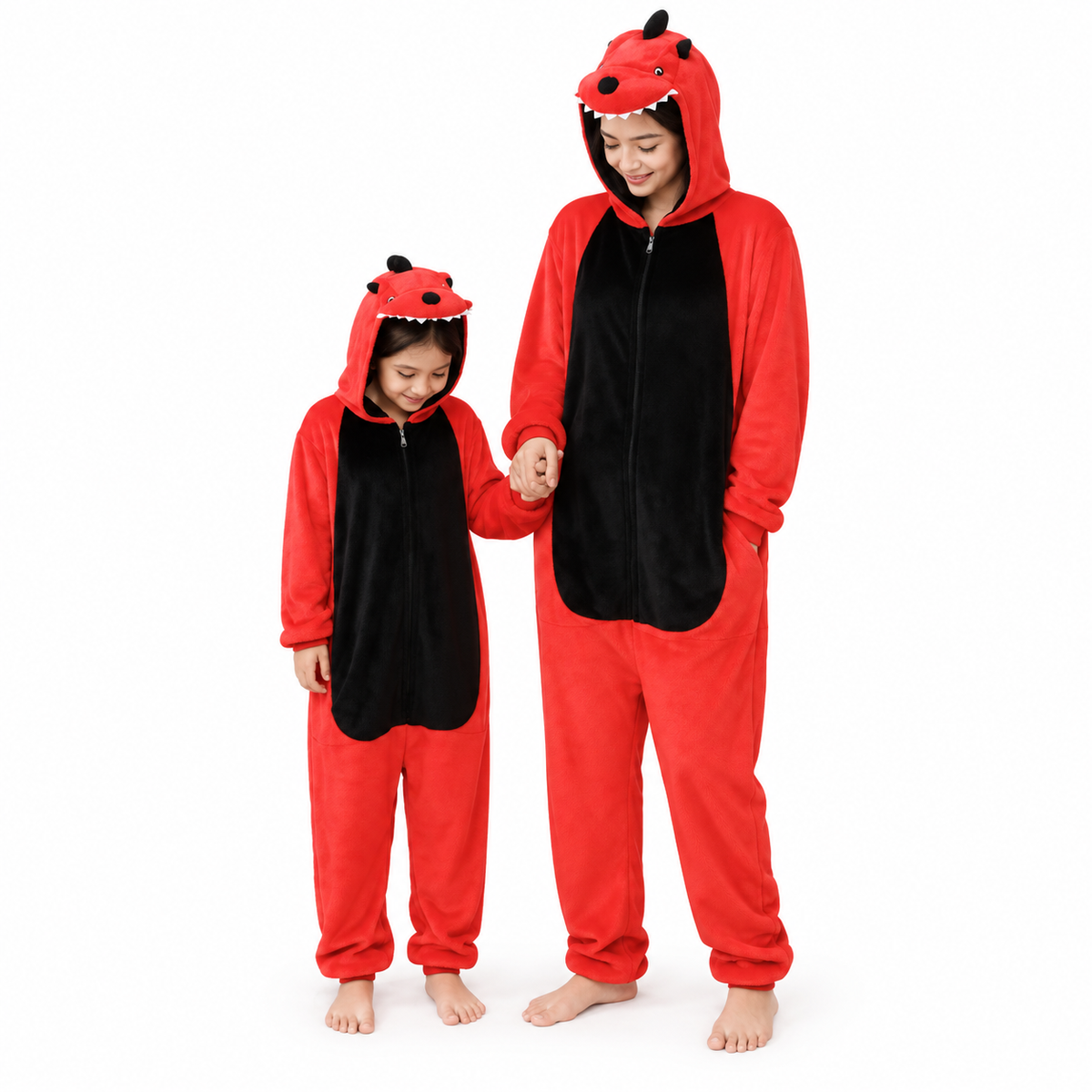 Mameluco Dino Rojo Niño M024-1 — Paquete de 5 piezas