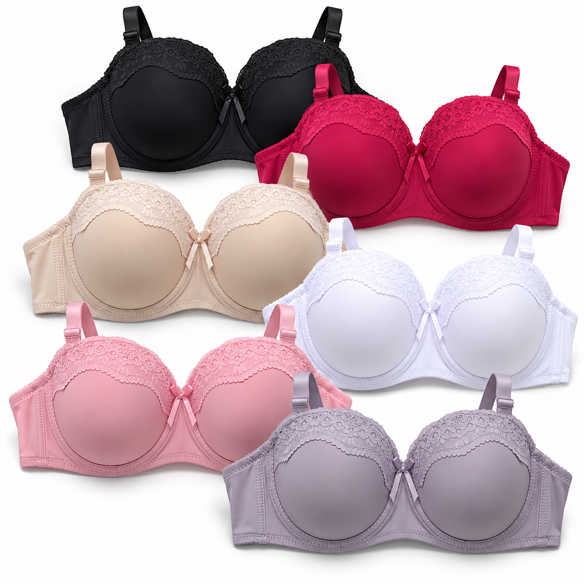 Brasier Copa B Rose CA1720 — Paquete de 24 piezas surtido sobre fondo blanco