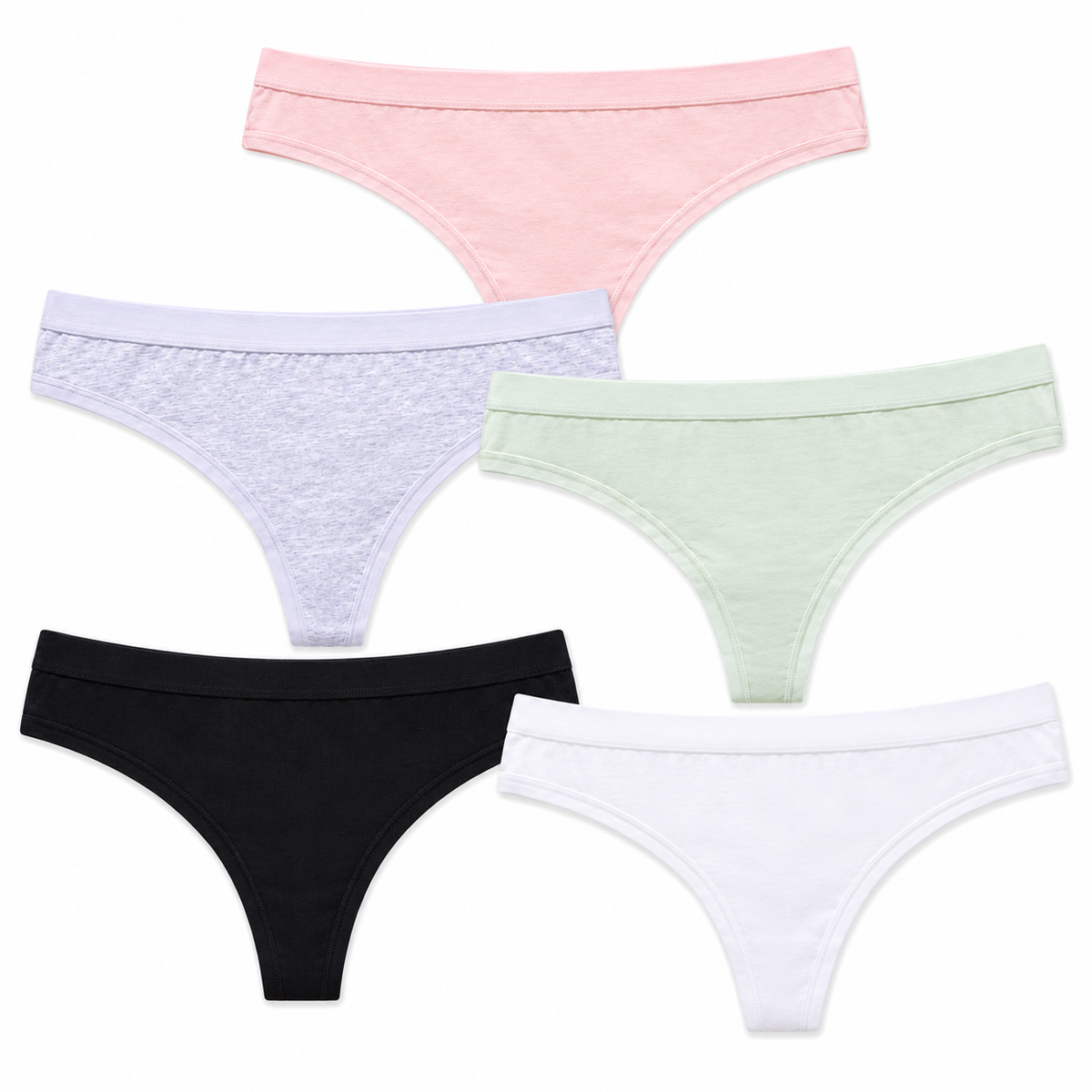 Tanga Algodon H5038 — Paquete de 12 piezas