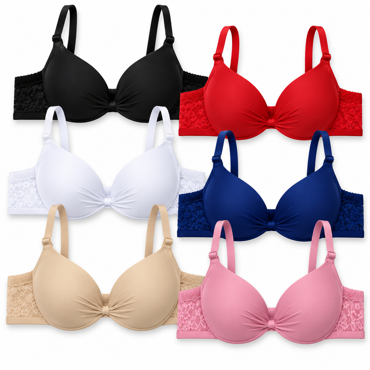 Brasier Copa B M-195B — Paquete de 24 piezas surtido sobre fondo blanco