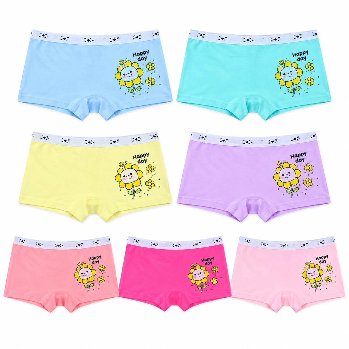 Boxer Algodon Pink Black MLX233-7 — Paquete de 12 piezas