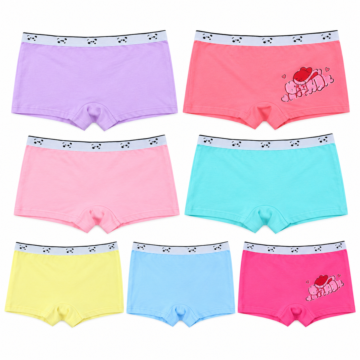 Boxer Algodon Pink Black MLX233-8 — Paquete de 12 piezas