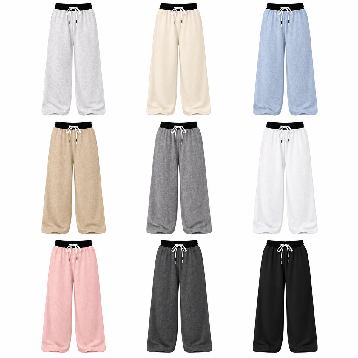 Pantalón amplio PLZT124 surtido en nueve colores