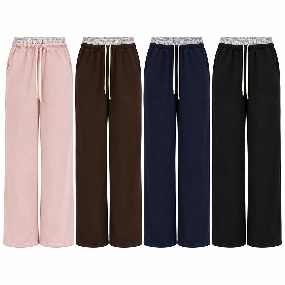 Pants Just-Play S-862 rosa, café, azul marino y negro