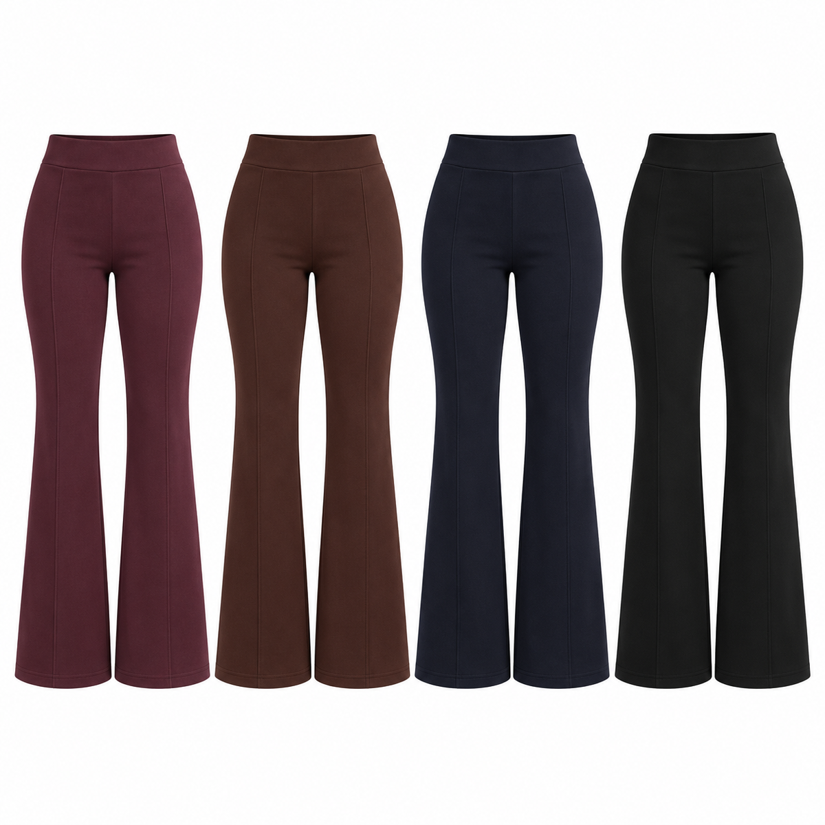Pantalón Dama Just-Play S-928 — Paquete de 10 piezas surtido sobre fondo blanco