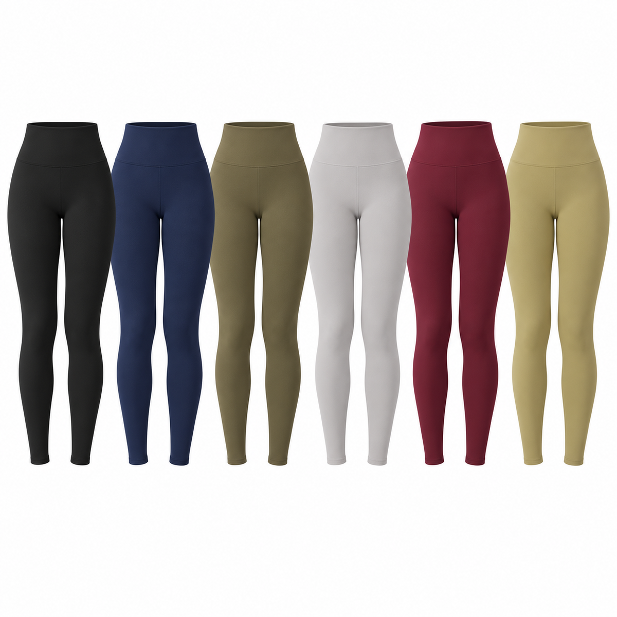 Legging M+M SLEG001 cintura alta en seis colores