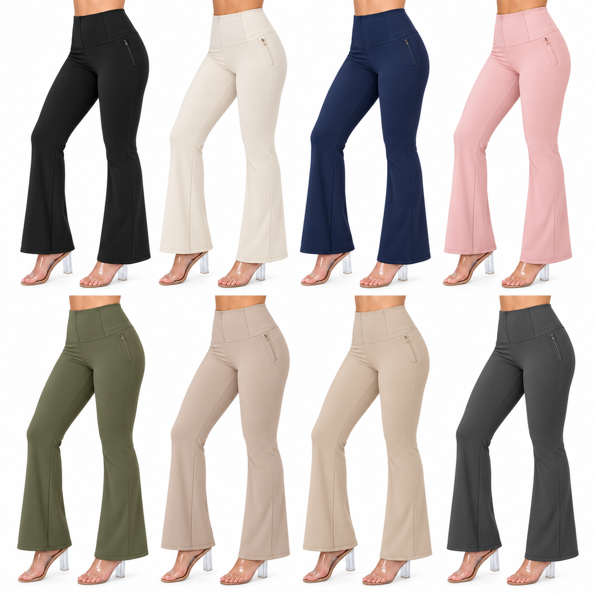 Legging M+M SLEG009 con cierre lateral en colores surtidos