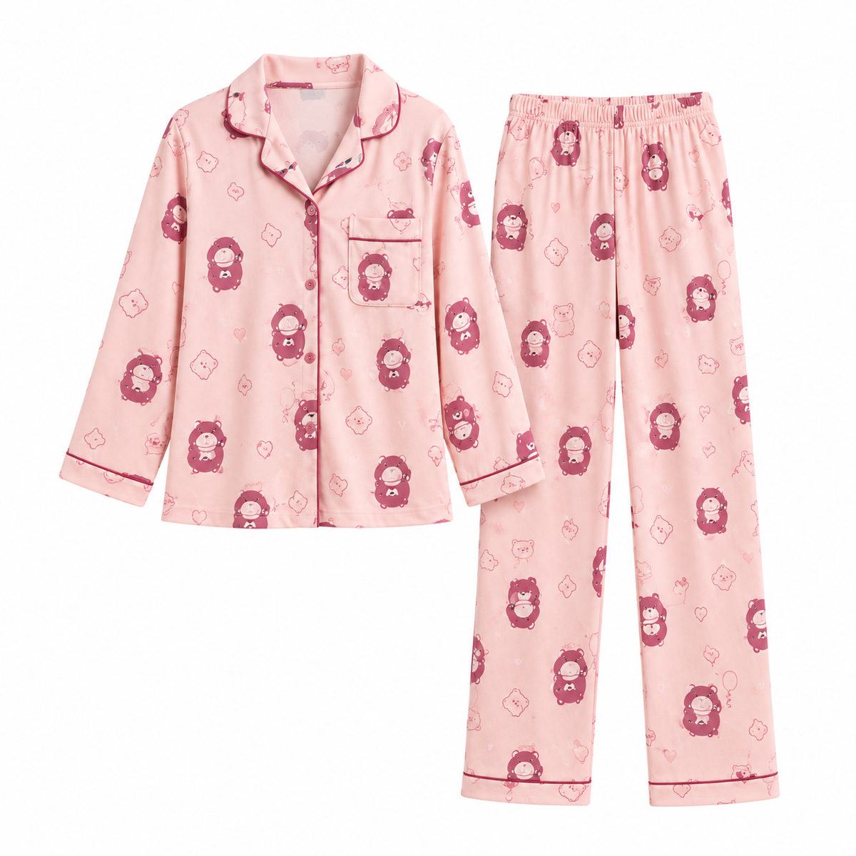Pijama Huiboya Animada M.Larga Disney ZL6304 — Paquete de 10 piezas