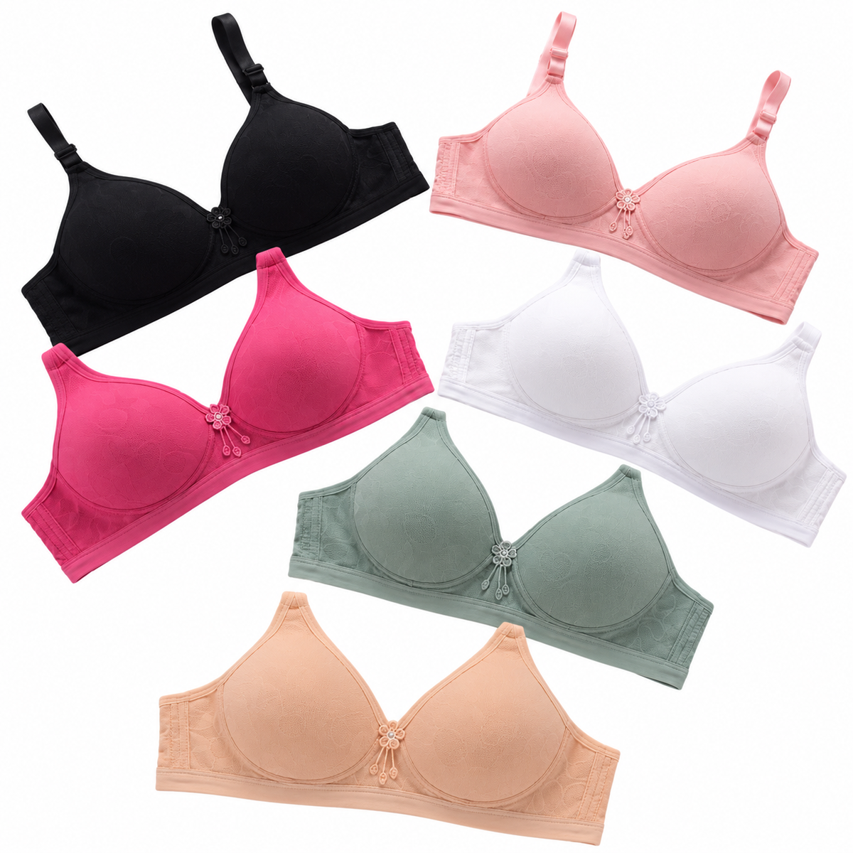 Brasier sin varilla copa B Coco Bra 26015 — Paquete de 24 piezas