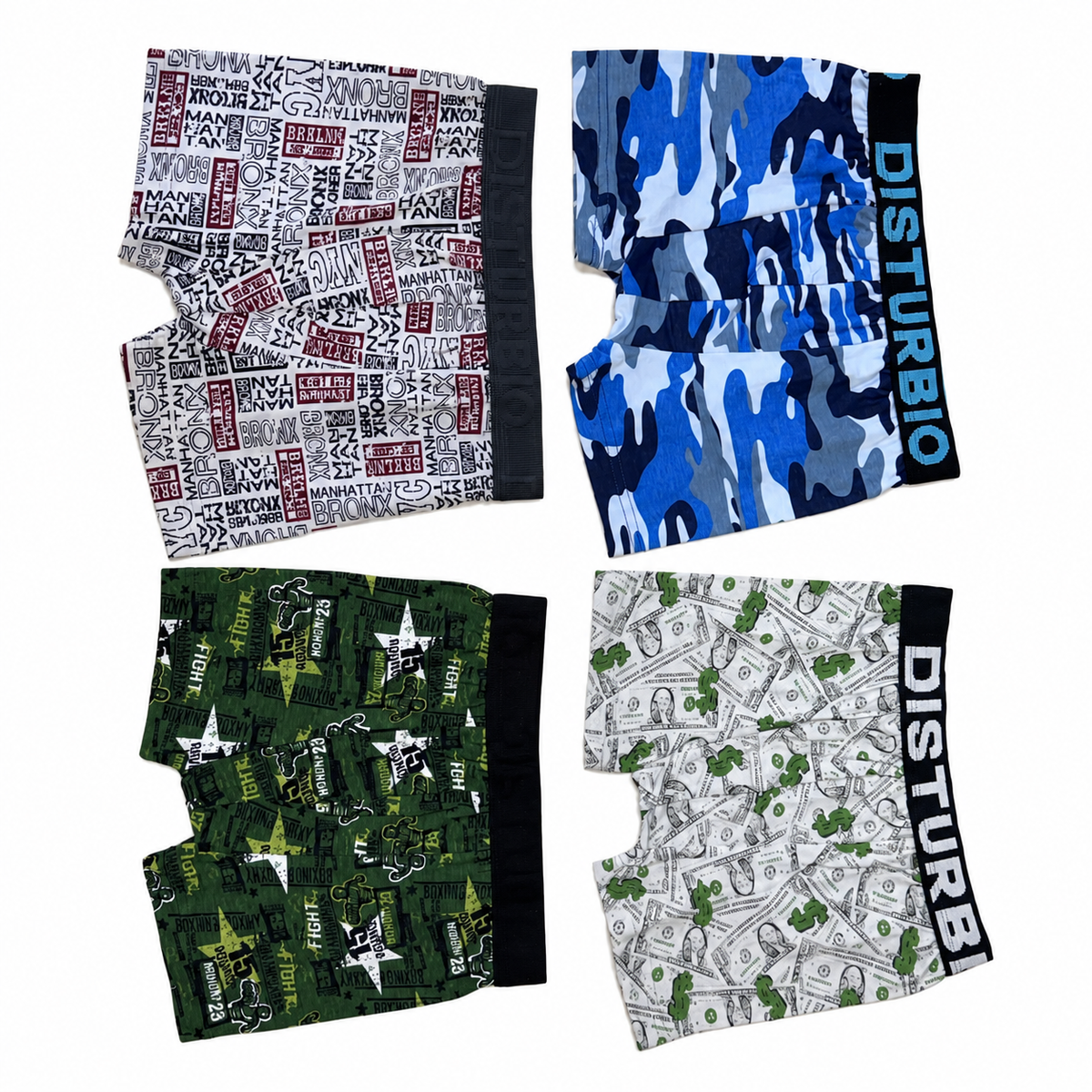 Boxer De Diseño Talla 10-12 27010-12 — Paquete de 12 piezas