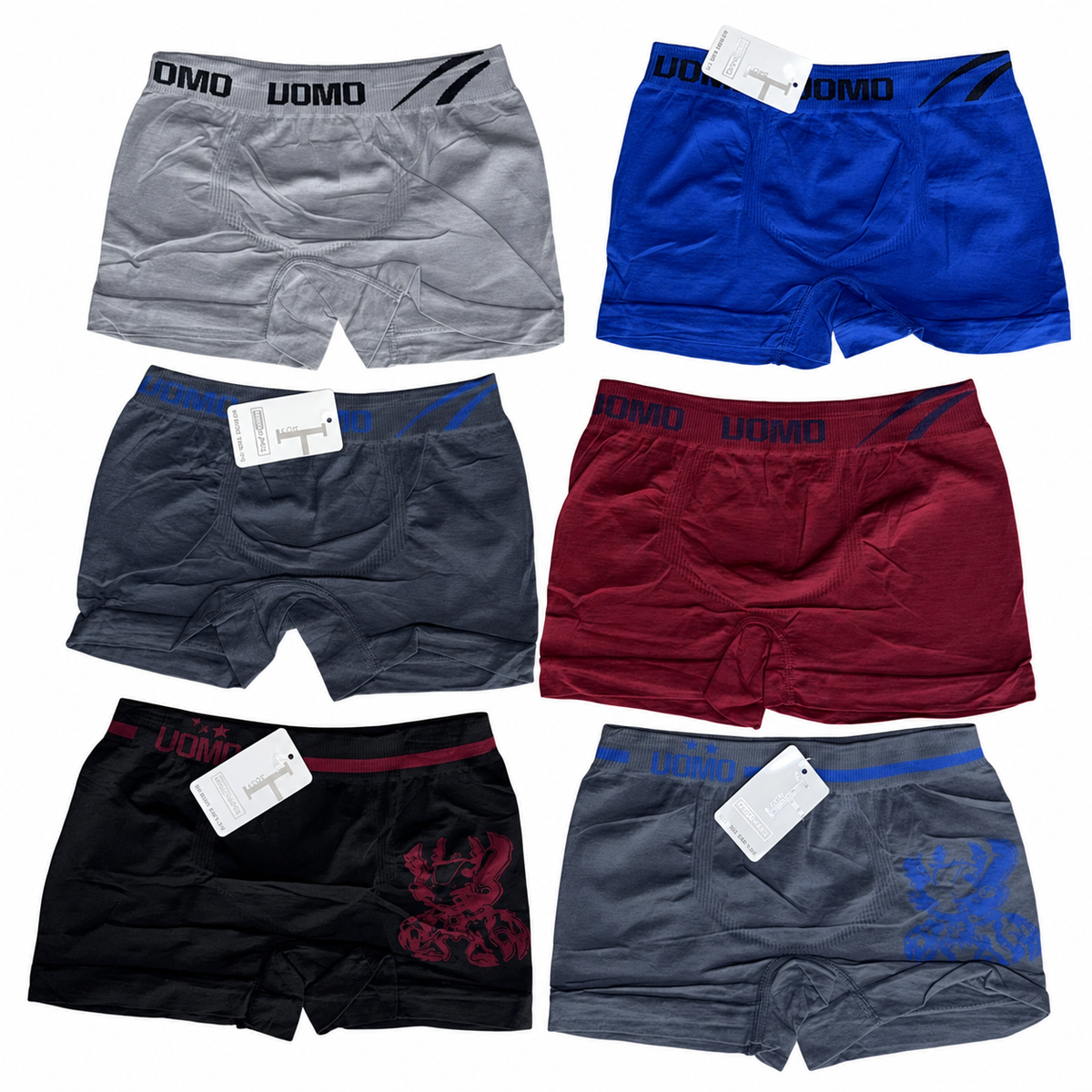 Boxer Juvenil Pink Black ML308-3 — Paquete de 12 piezas