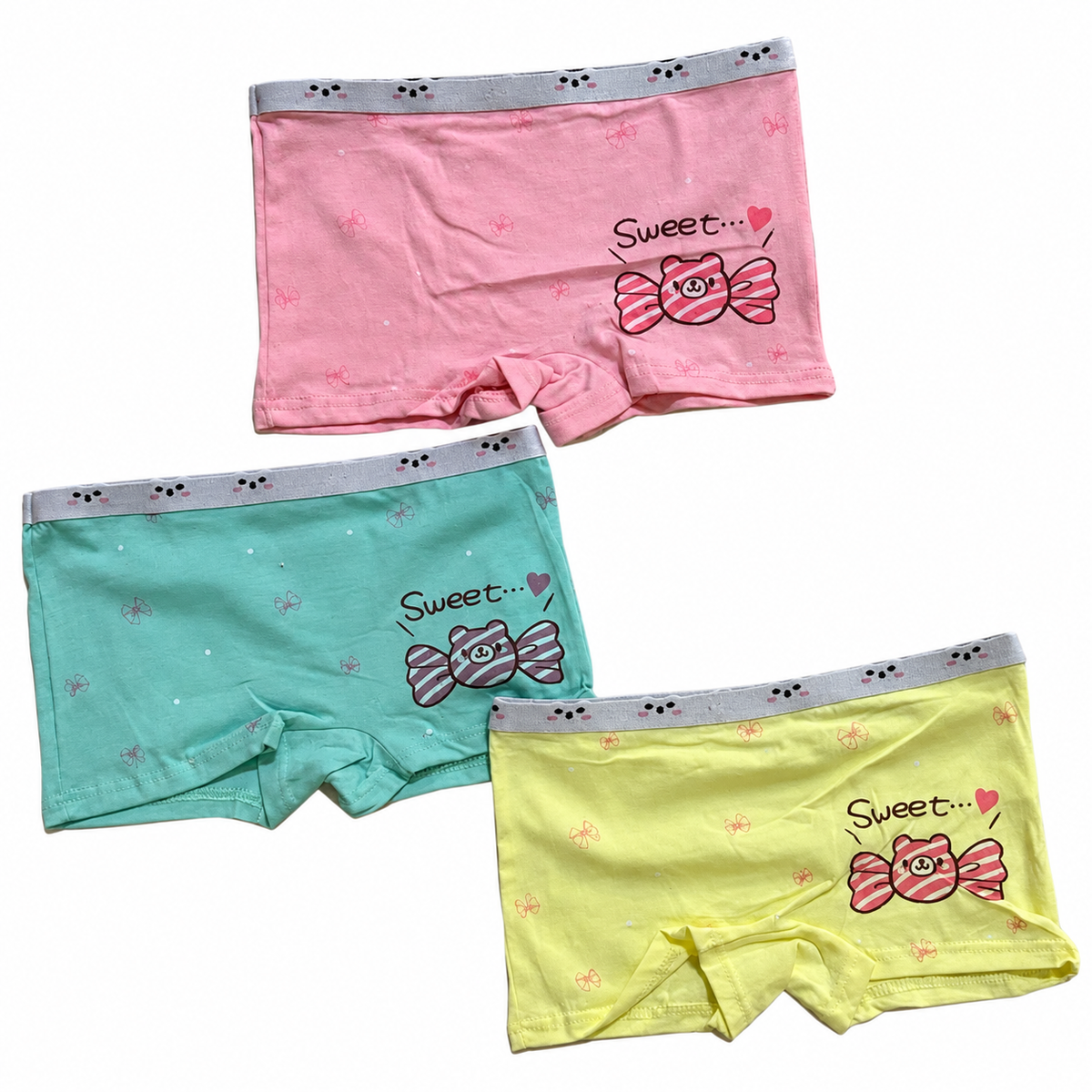Boxer Algodon Pink Black MAL233-10 — Paquete de 12 piezas
