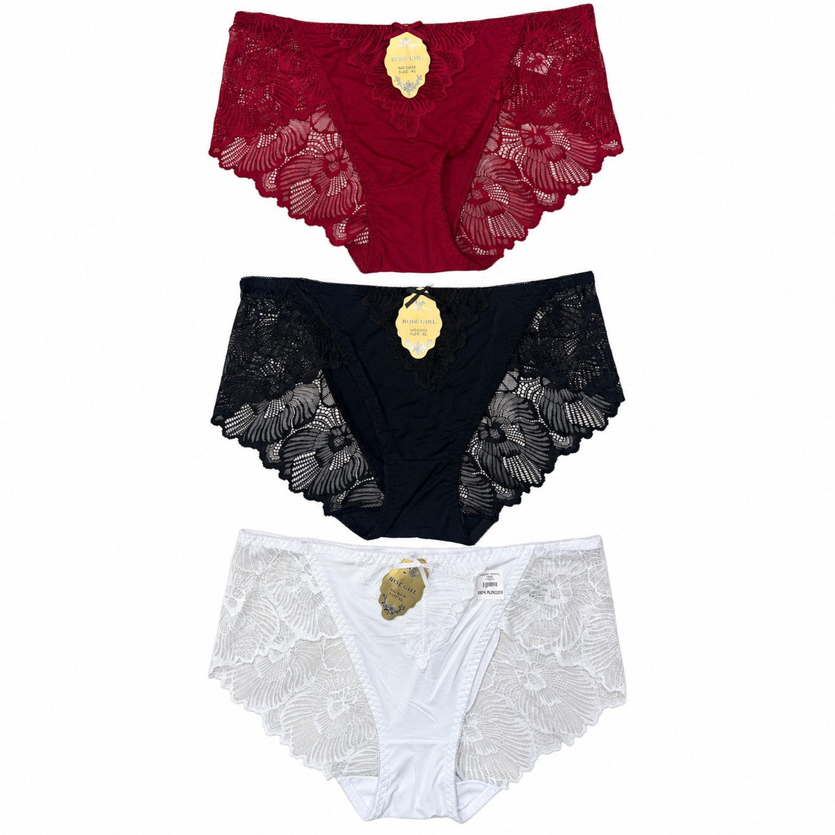 Pantaleta Premium C822 — Paquete de 12 piezas