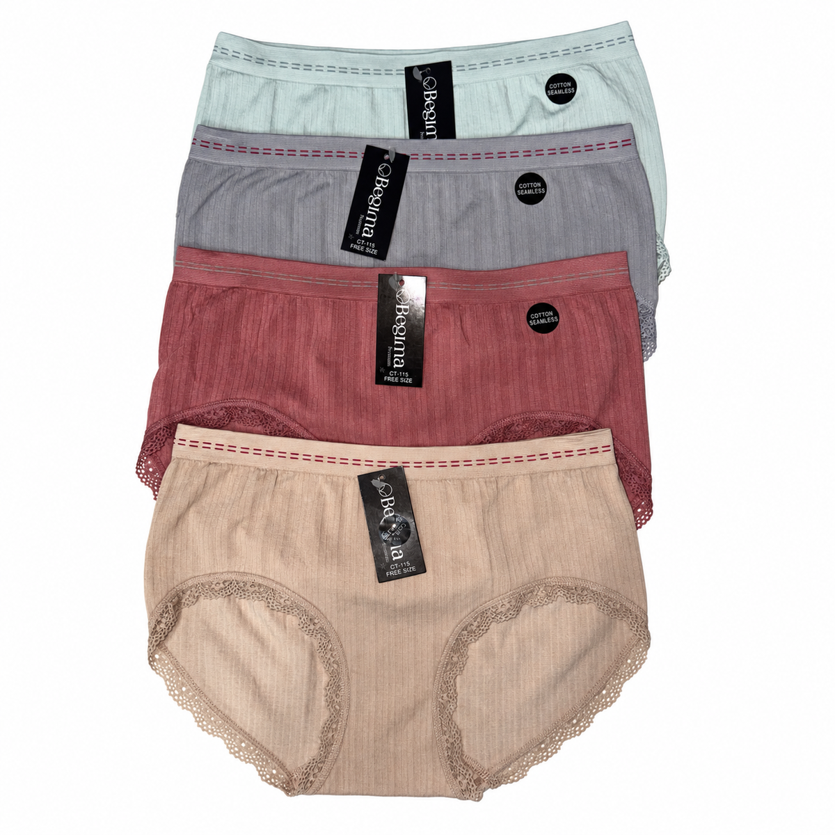 Pantaleta Begima Ct-115 — Paquete de 12 piezas