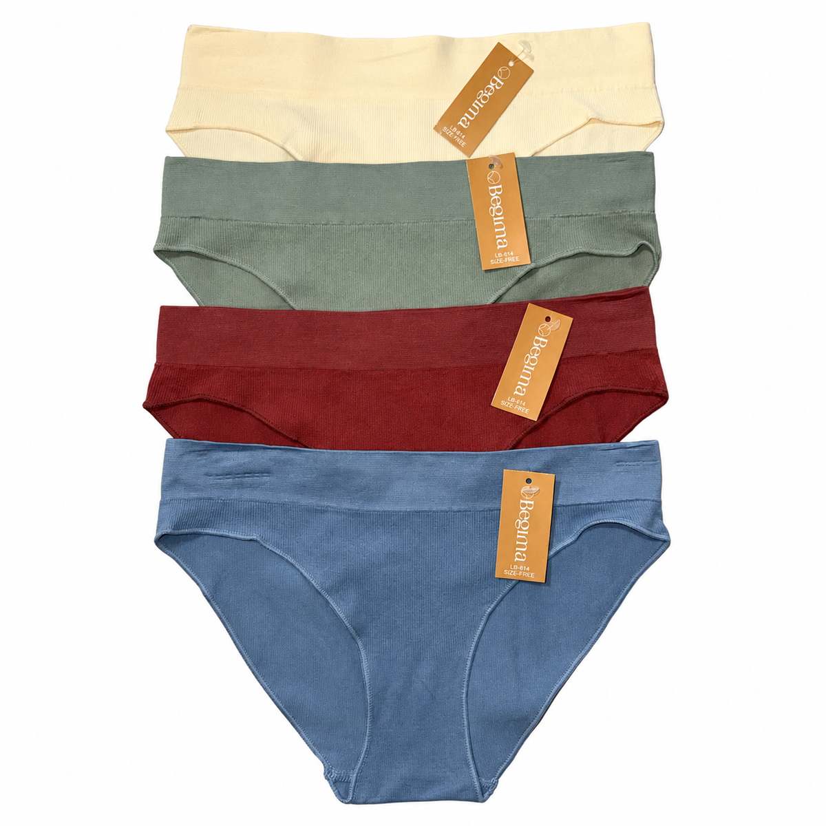 Pantaleta Microfibra Begima Lb-614 — Paquete de 12 piezas
