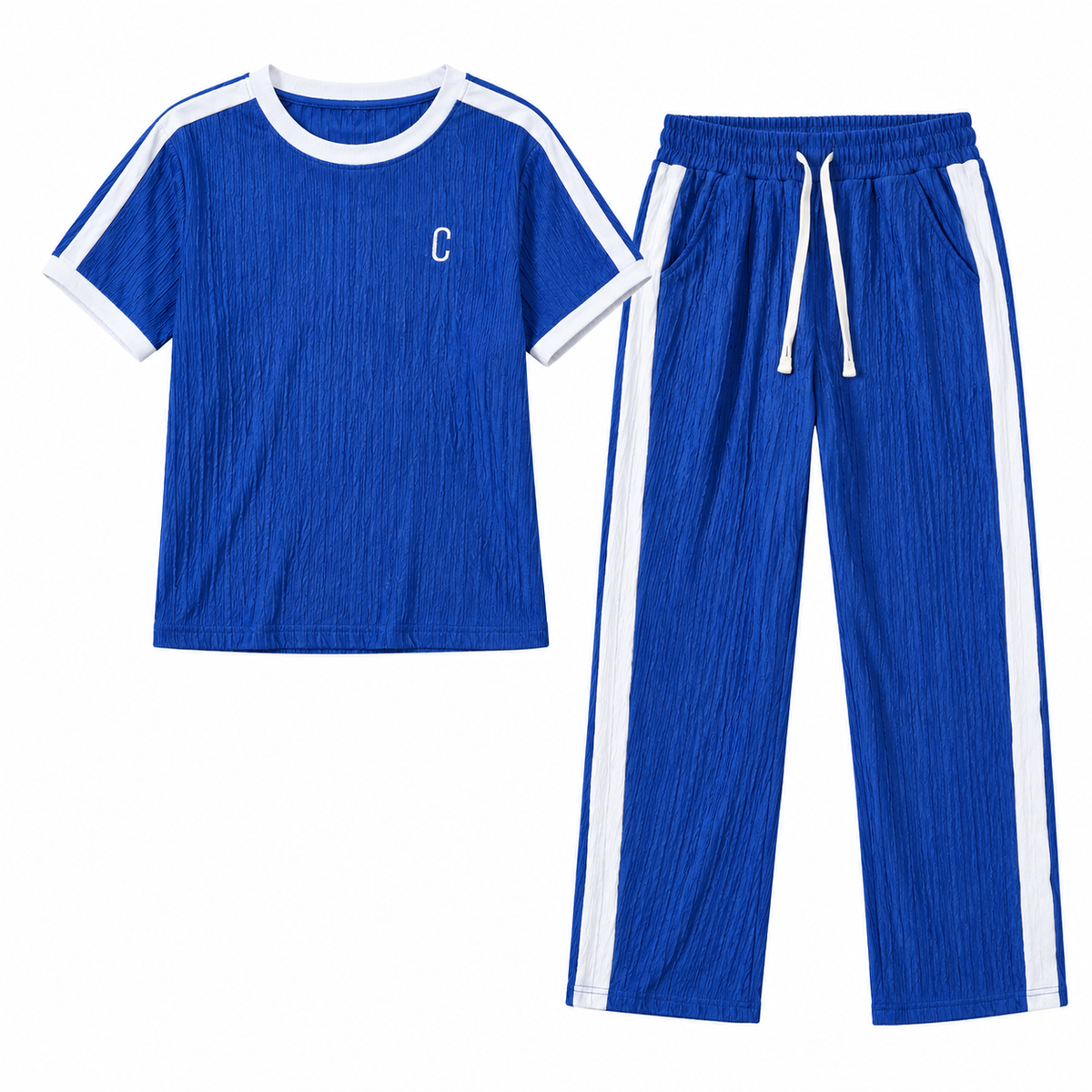 Conjunto C Raya Blanca T18 — Paquete de 10 piezas
