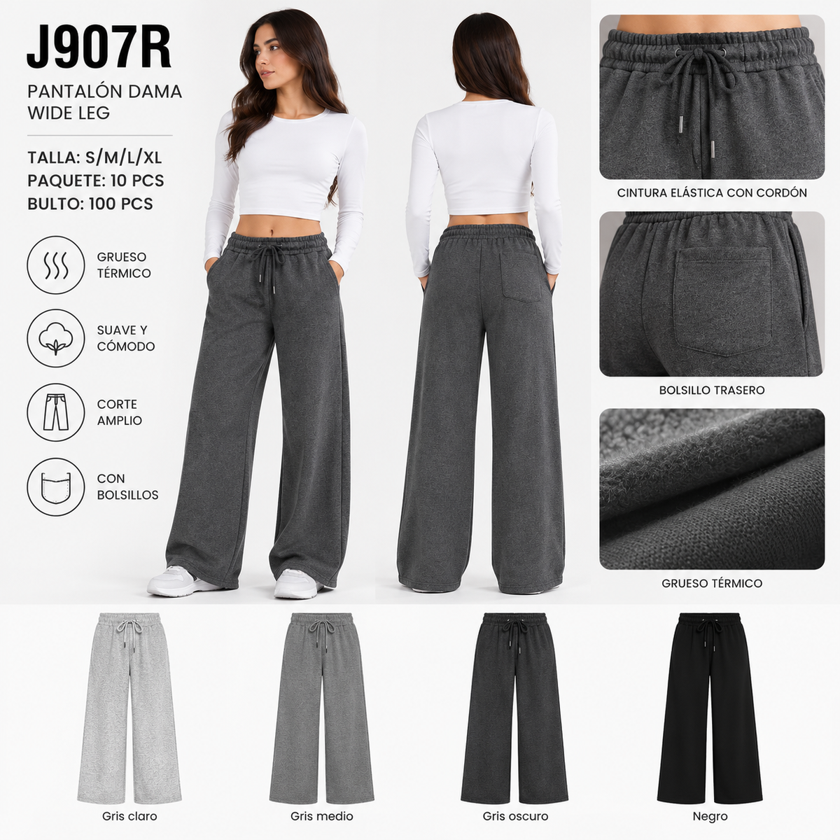 Pantalón Flojo Champion J907R, surtido mayorista