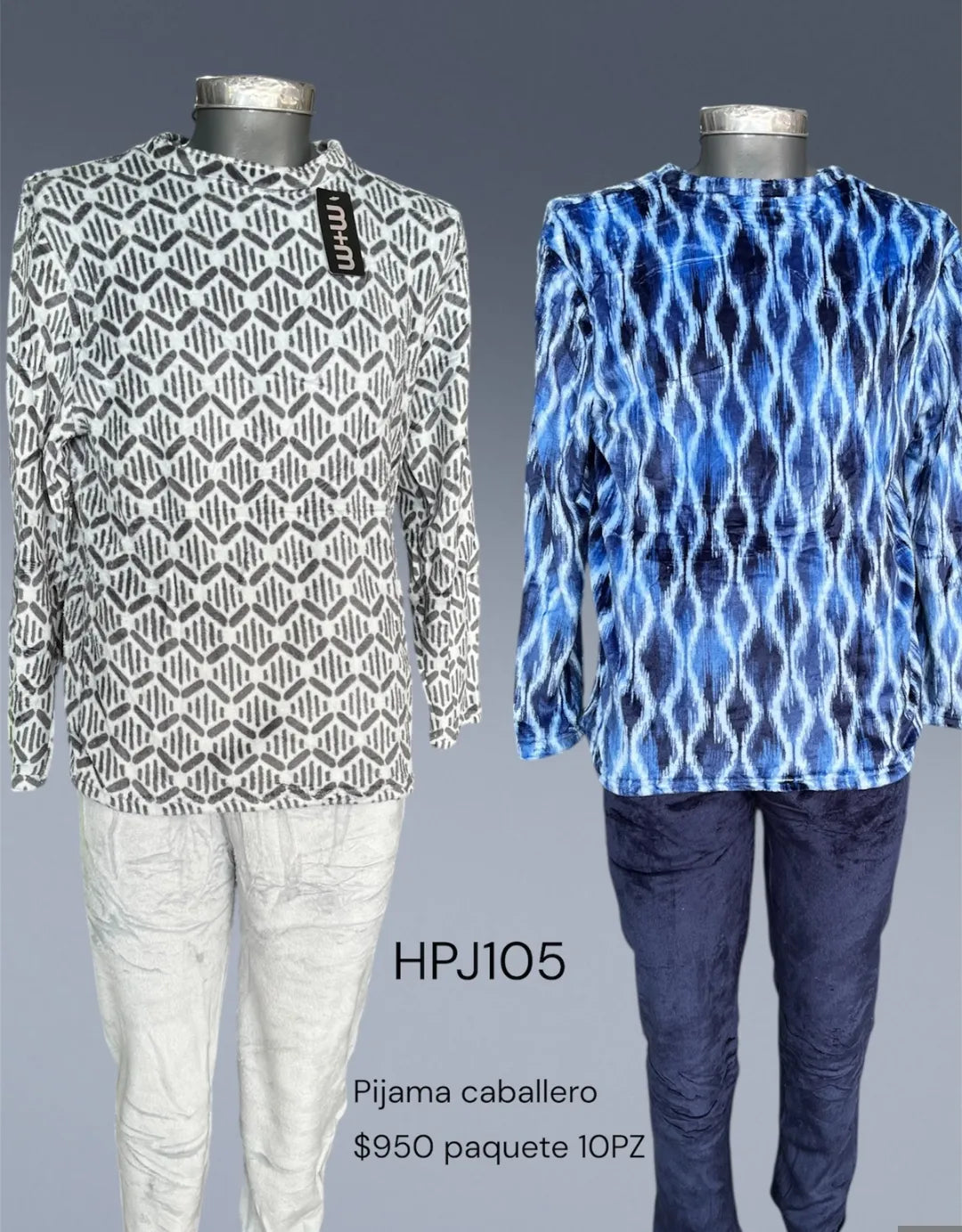 HPJ105 PIJAMA CABALLERO 3x$300