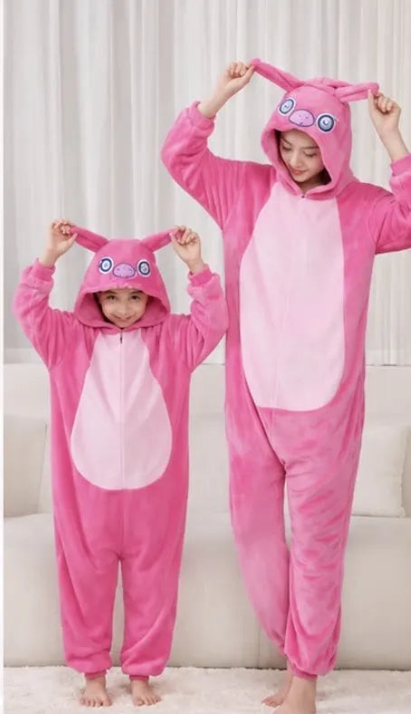 M03 MAMELUCO ADULTO STITCH ROSA