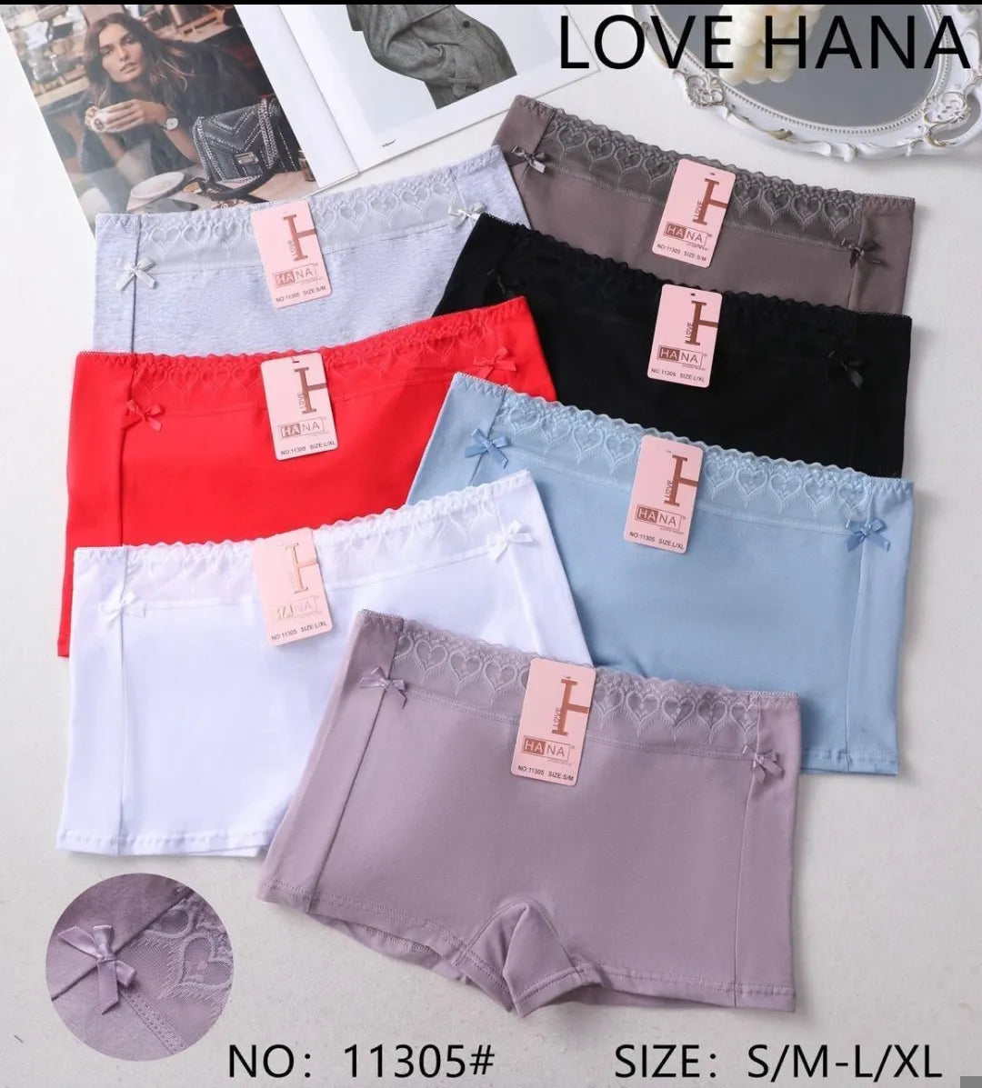 BOXER ENCAJE 11305*