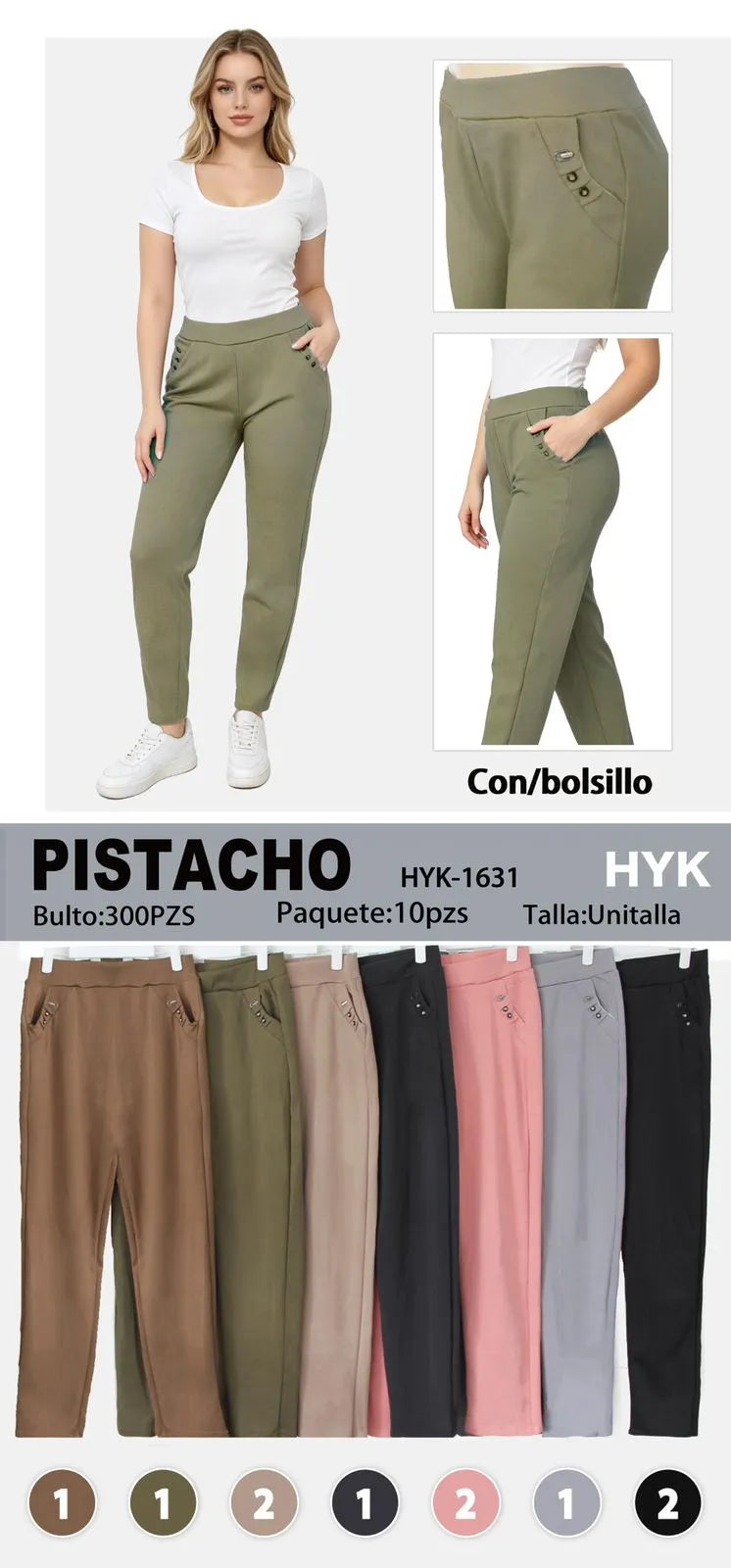 Pantalon dama extras