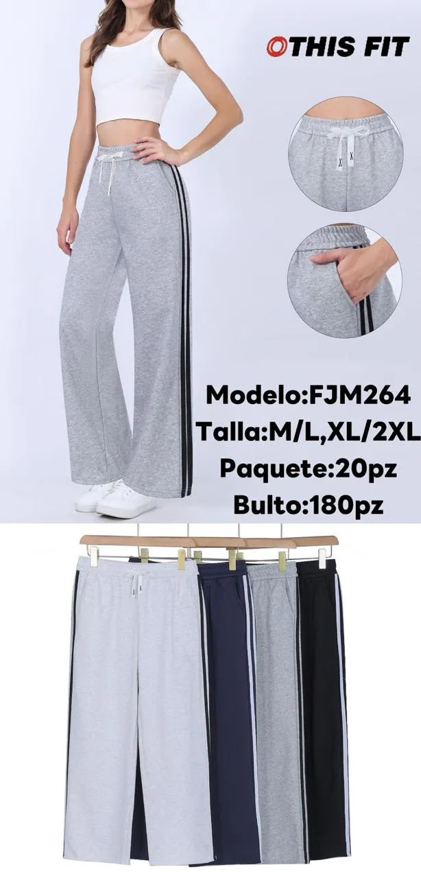 pantalon de rayas dama fjm264