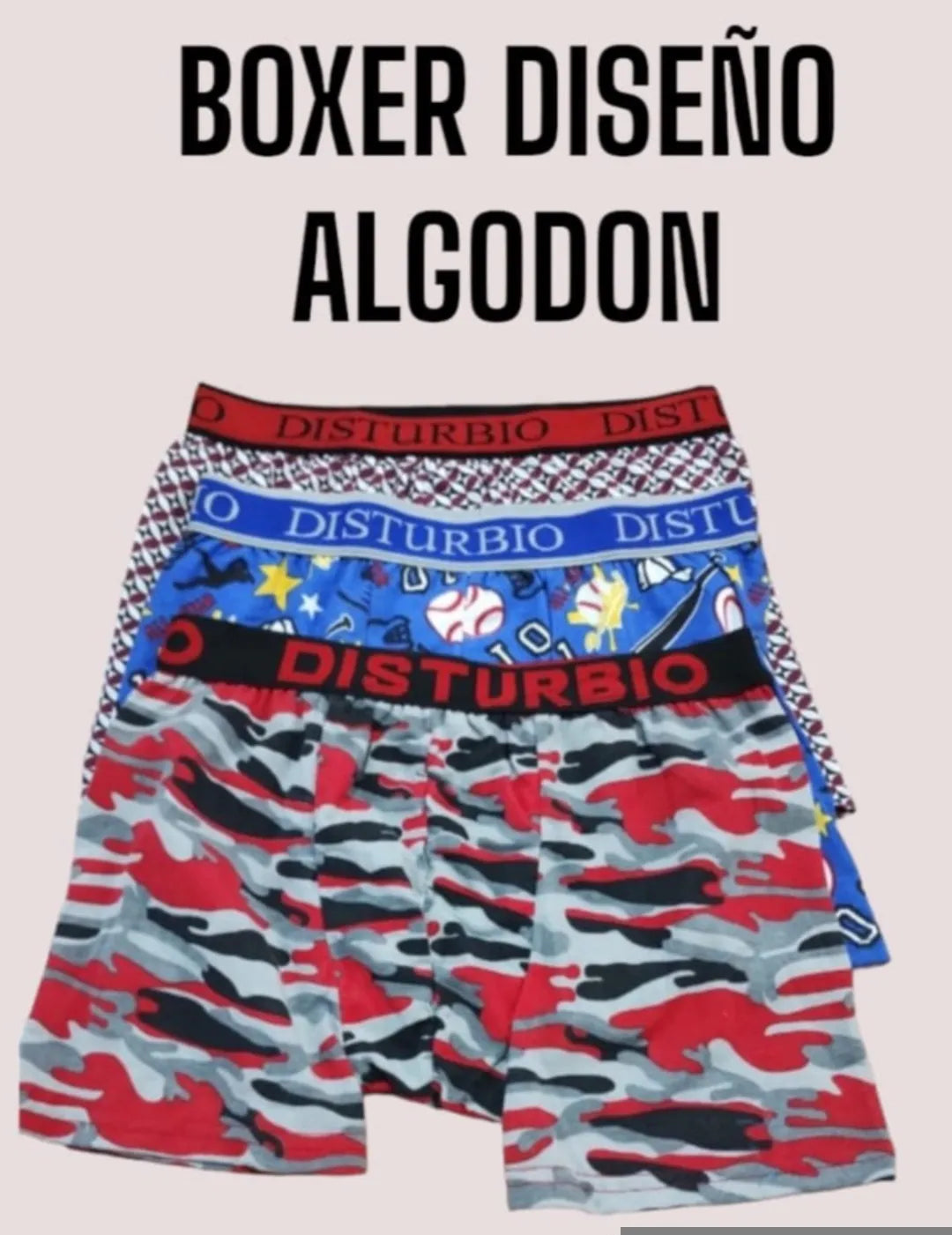 BOXER GRANDE DISE?O DISTURBIO*