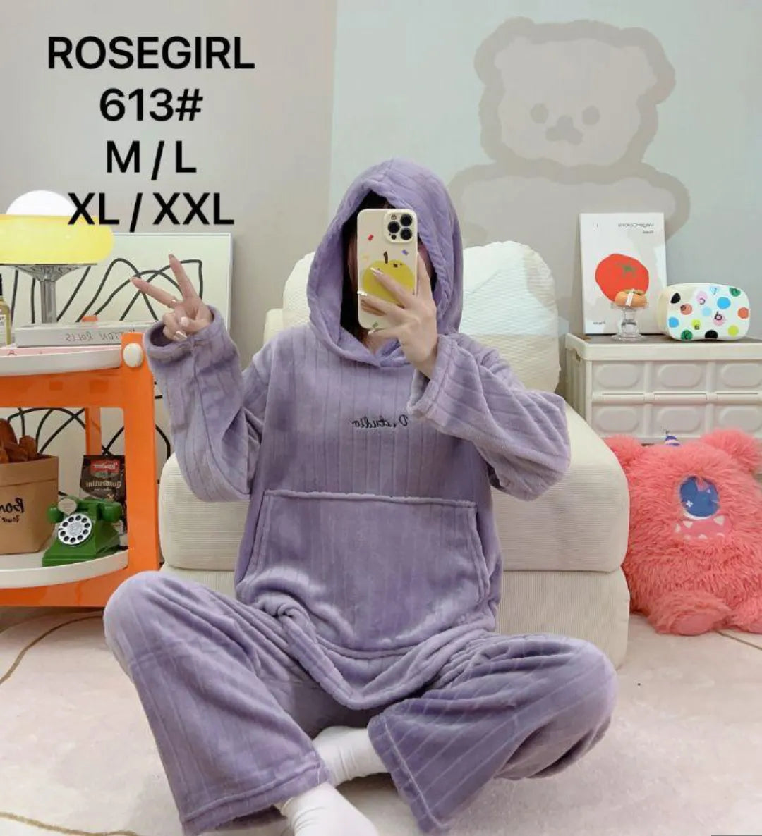 613 PIJAMA DAMA GORRO