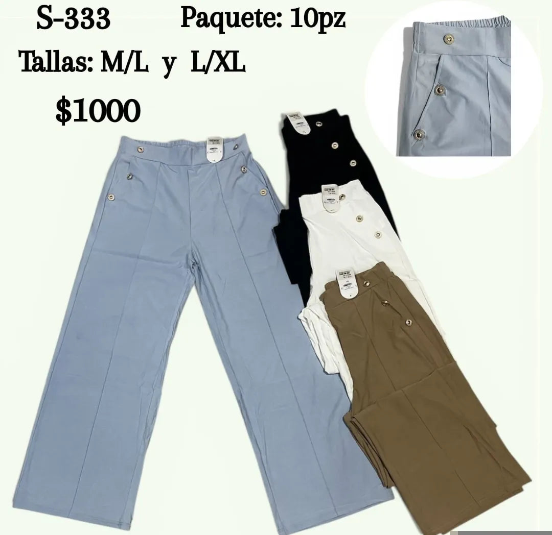 S-333 Pantalon De Dama Justplay